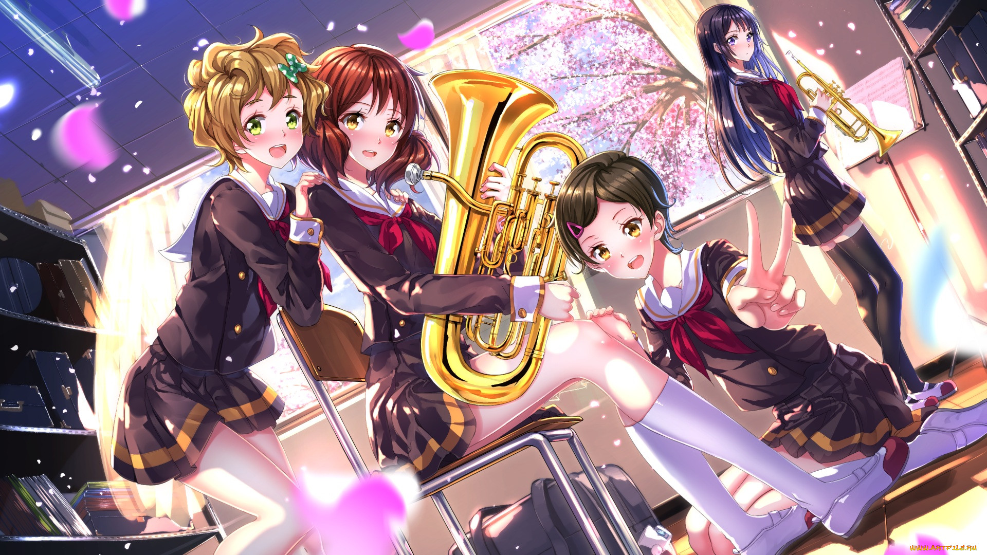 hibike,  euphonium, , , kawashima, sapphire, euphonium, katou, hazuki, kousaka, reina, swordsouls, , , oumae, kumiko